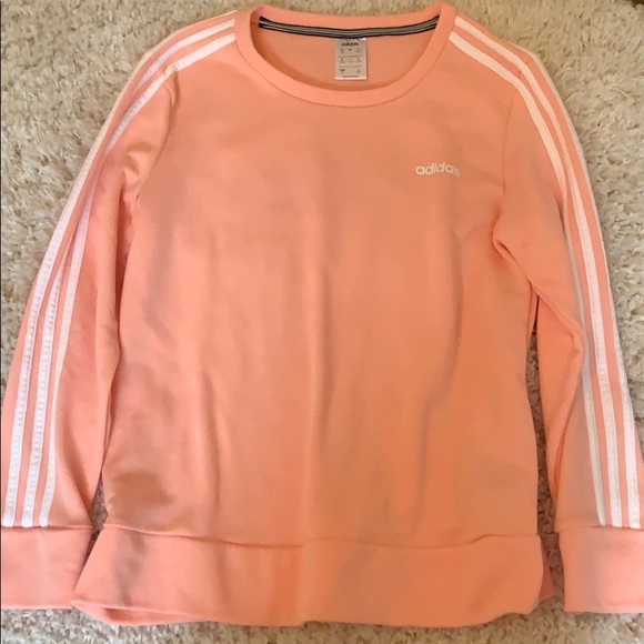 salmon adidas sweatshirt